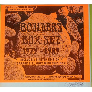 Various BOULDERS BOX SET 1979-1989 (Moxie no #) USA 11LP-Box-set + 1x 7" EP (# 54 of 100 made) 1989 of 60's garage 45's Various BOULDERS BOX SET 1979-1989 (Moxie no #) USA 11LP-Box-set + 1x 7" EP (# 54 of 100 made) 1989 of 60's garage 45's